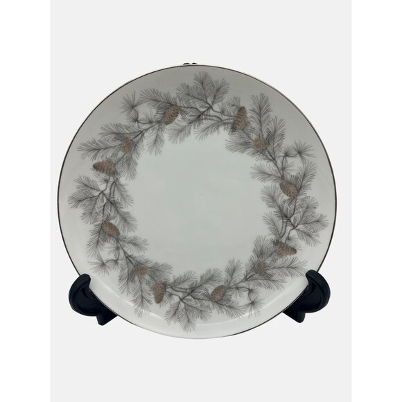 Vintage Sango Fine China Sierra Pines Salad Plate & Fruit Bowl Japan 6608 - Picture 2 of 7